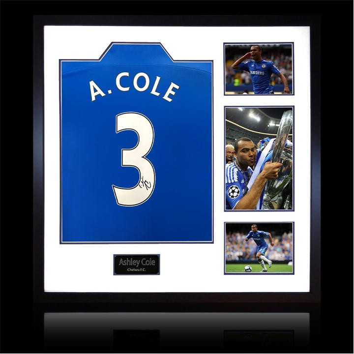 The Fan Cave  Ashley Cole Signed Chelsea Premier League Shirt - Blue - 820mm x 82 - Image 4
