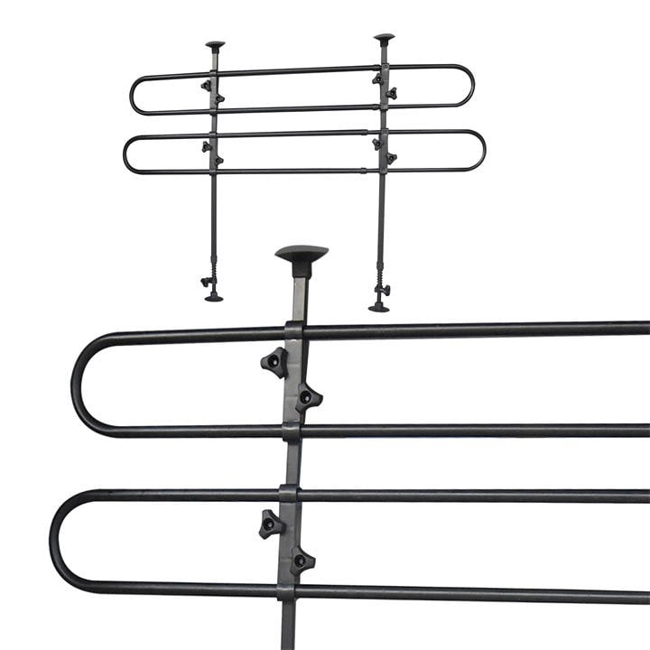 Streetwize  Black Universal Heavy Duty Fully Adjustable Dog Guard, Sports Direct