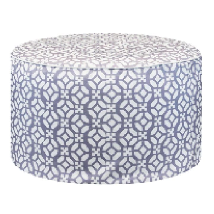 Streetwize  Grey Outdoor Geo Pouf Ottoman, Sports Direct