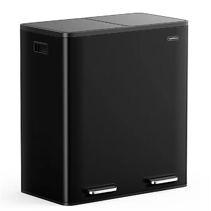 Vonhaus Double Bin - 60L - Black - Image 3