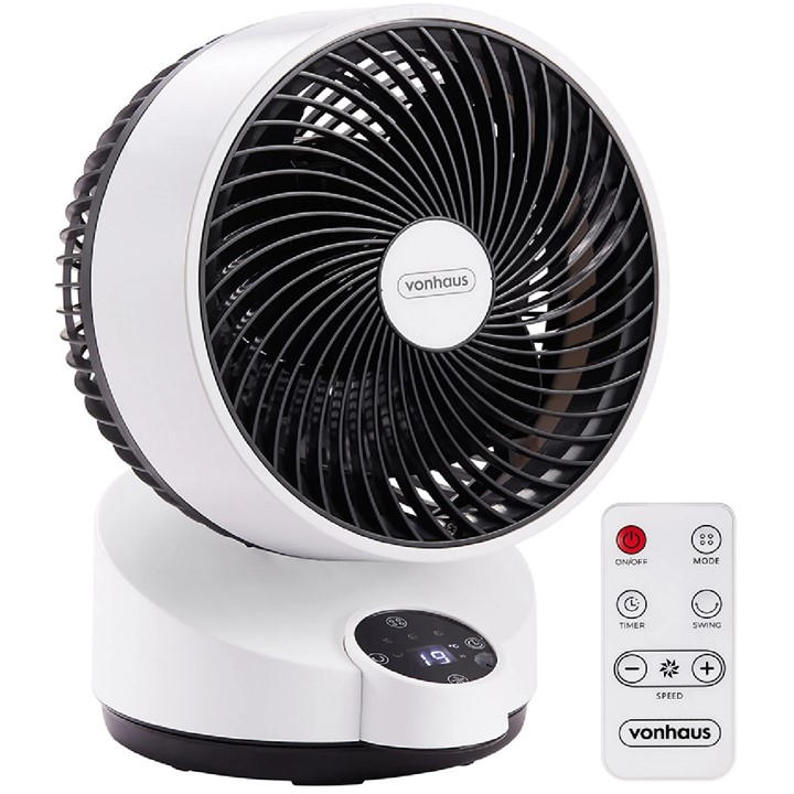 Vonhaus  White Air Circulator Cooling Fan, Sports Direct
