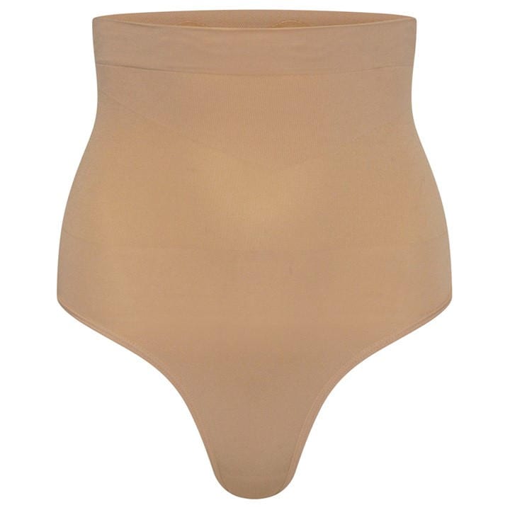 Valbonne Women's Nude Control Seamless Waist Cincher Thong With Silicone in Size XL, Sports Direct