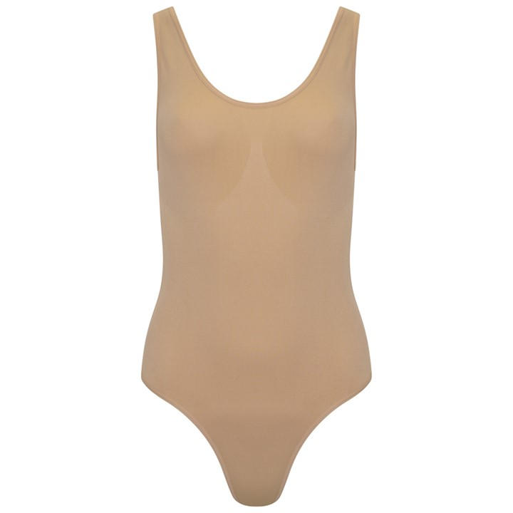 Valbonne Women's Nude Seamless Shapewear Bodysuit in Size M, Sports Direct