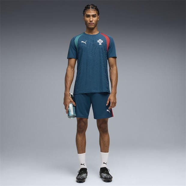 Green/Silver - Puma - Mens Portugal Training Shirt World Cup 2026