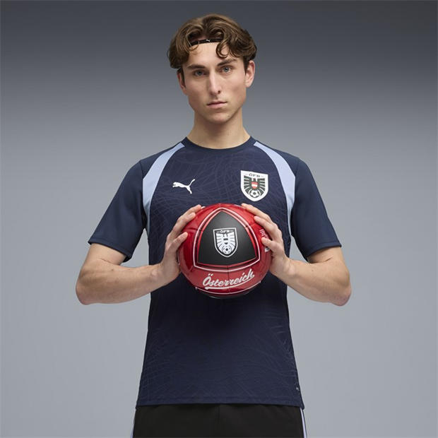 Navy/Blue - Puma - Mens Austria Training Shirt World Cup 2026