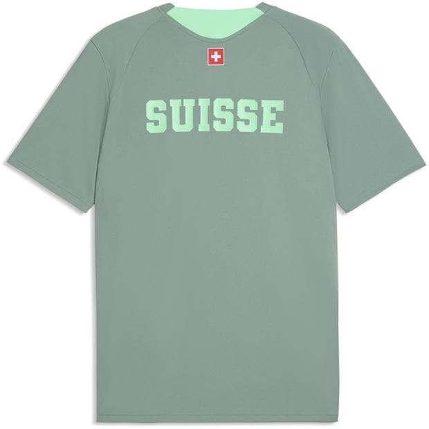 Green/White - Puma - Mens Switzerland Training Shirt World Cup 2026