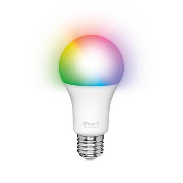 Electronics - Trust - E27 Smart WIFI Bulb, White & Colour