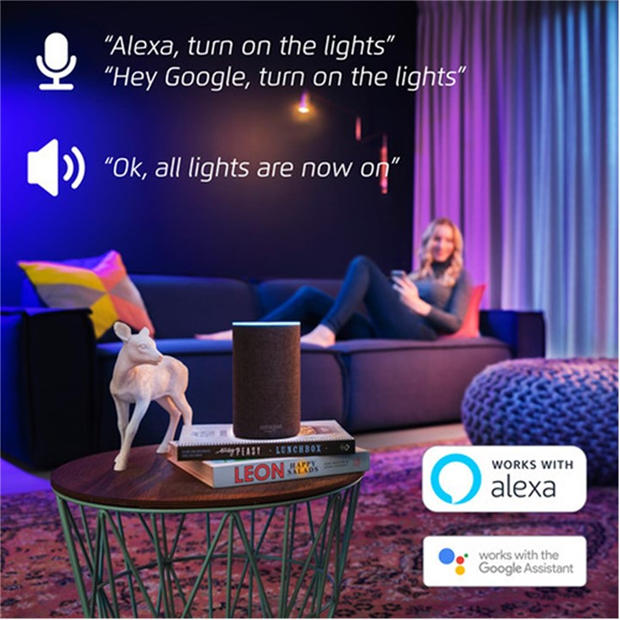 Electronics - Trust - E27 Smart WIFI Bulb, White & Colour