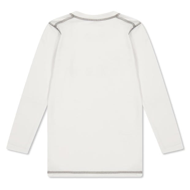 White - OXEN - Unisex Kids' Long Sleeve Baselayer Top