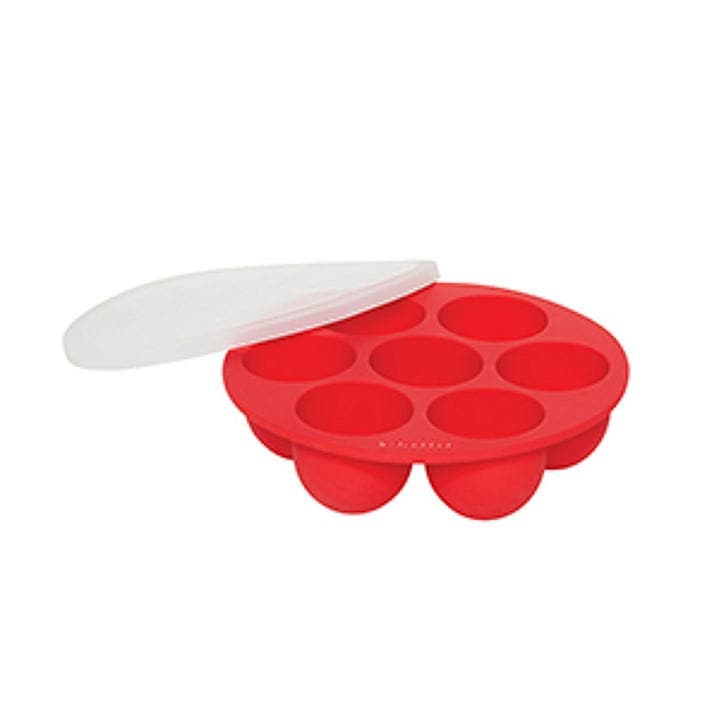 Instant Pot  Red Silicone Non-Stick Seven Hole Egg Bite in Size 18x18x5cm, Sports Direct