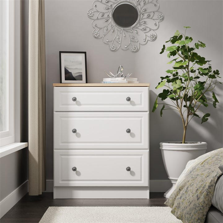 United    Norfolk 3 Drawer Deep Chest - Ready Assembled, Football by Welcome Furniture in Size M, Sports Direct