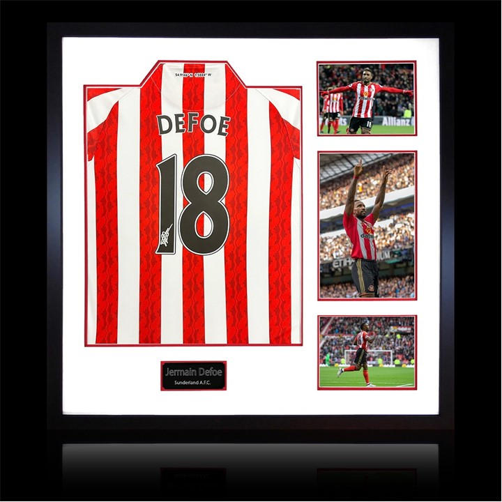 Sunderland    Jermain Defoe Signed  Shirt Elite Frame, Football by The Fan Cave in Size 820mm x 82, Sports Direct