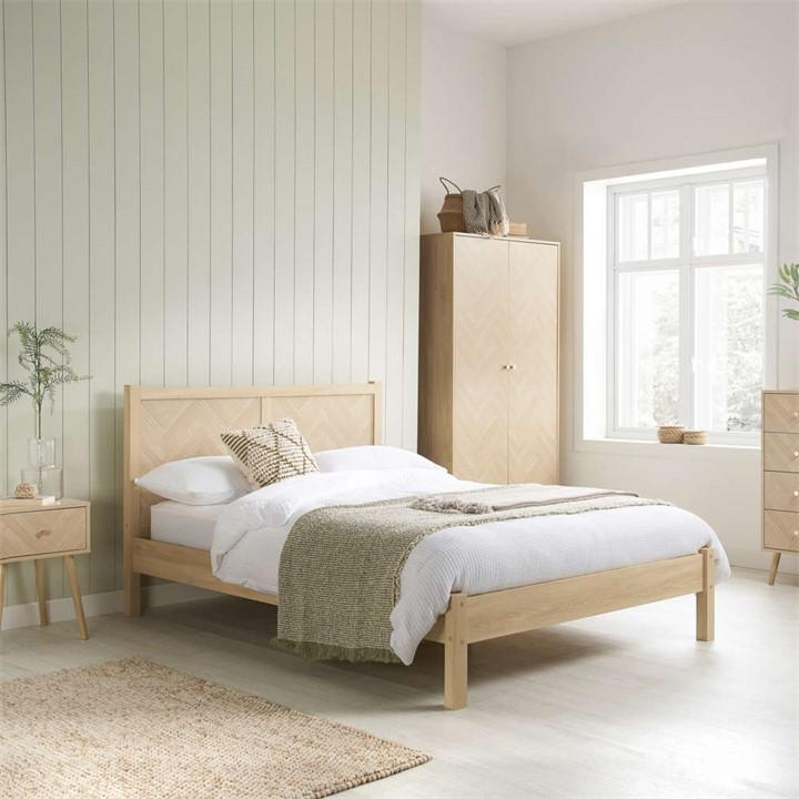 Birlea  Nude Herringford Double Bed in Size King, Sports Direct