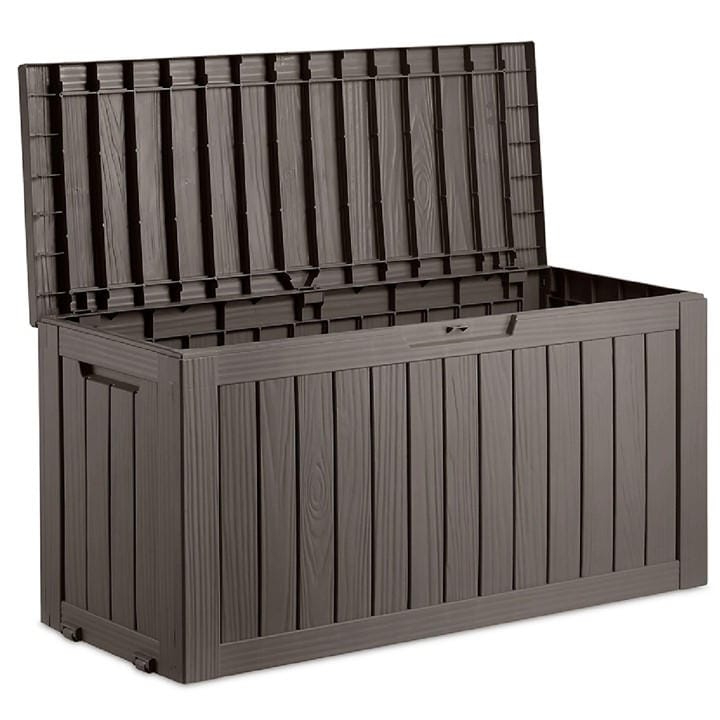 Vonhaus  Grey Waterproof Garden Storage Box –  in Size 270l, Sports Direct