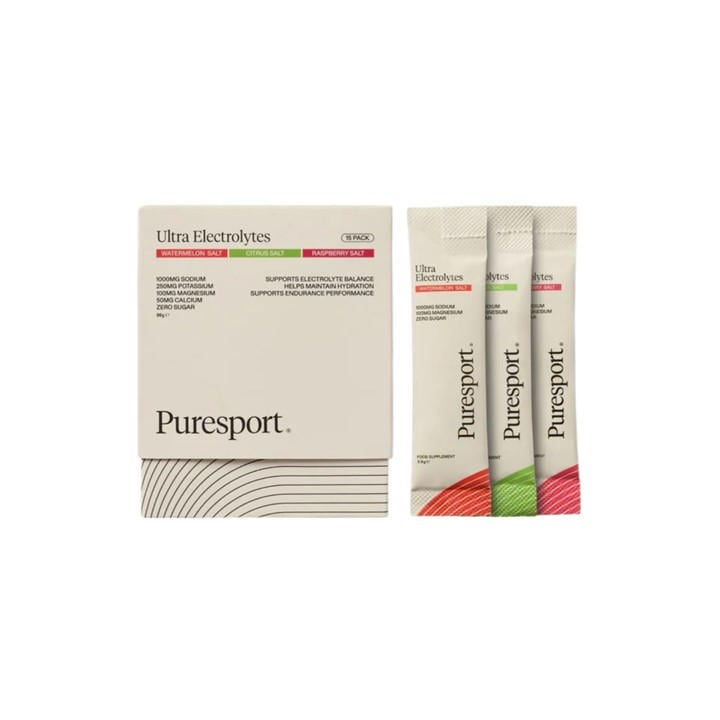 Puresport  None Ultra Electrolytes (15 Pack) in Size 15 Sachets, Sports Direct