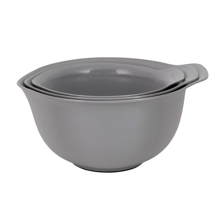 Kitchenaid Grey 3 Piece Nesting Mixing Bowl Set Charcoal - Image 8