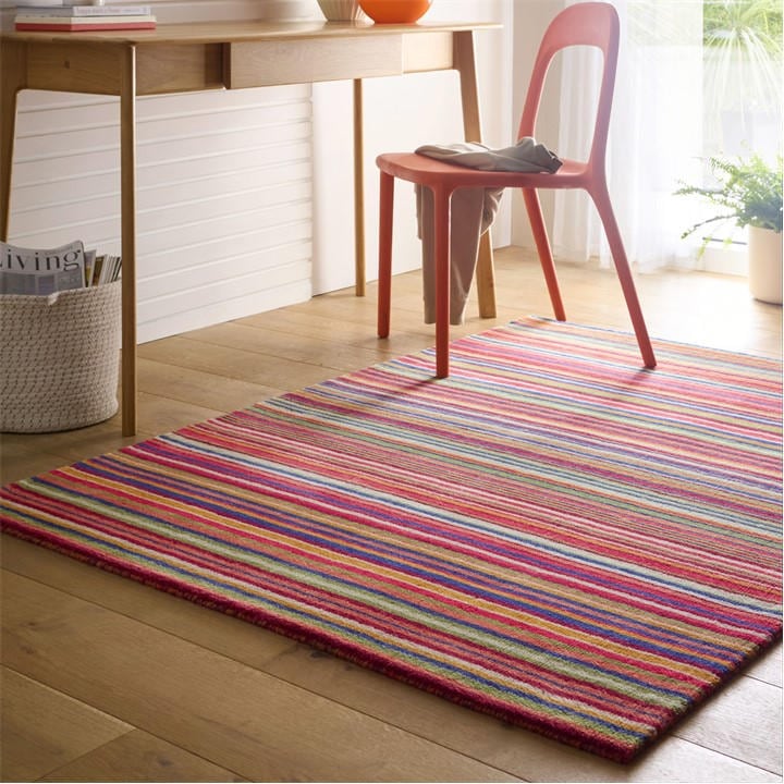 Origin Rugs   Fine Stripes Rug in Size 67x200cm, Sports Direct