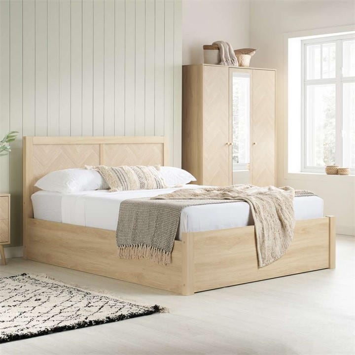 Birlea  Nude Herringford King Ottoman Bed in Size Double, Sports Direct