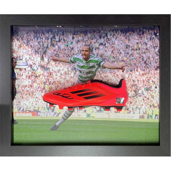 Celtic Fc    Henrik Larsson Signed Celtic Boot, Football by , Sports Direct