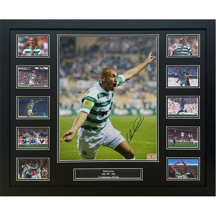 Celtic    Henrik Larsson Signed  Photograph, Football by AllStarSignings Ltd, Sports Direct