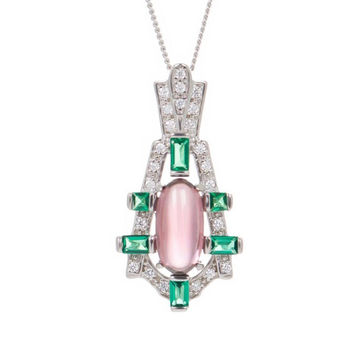 Espree Women's Silver The Inca Pendant, Sports Direct