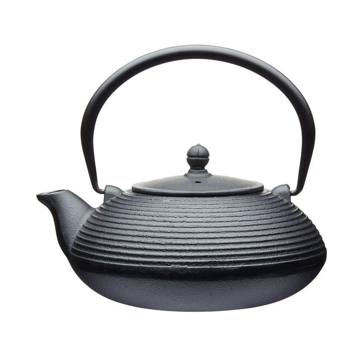 La Cafetière Cast Iron Japanese Teapot 9ml with Infuser Basket, 5 Cup (Black) - Image 5