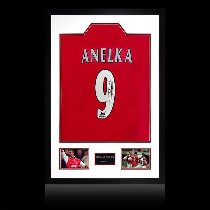 Arsenal    Nicolas Anelka Signed  Shirt Premium Frame, Football by The Fan Cave in Size 850mm x 60, Sports Direct