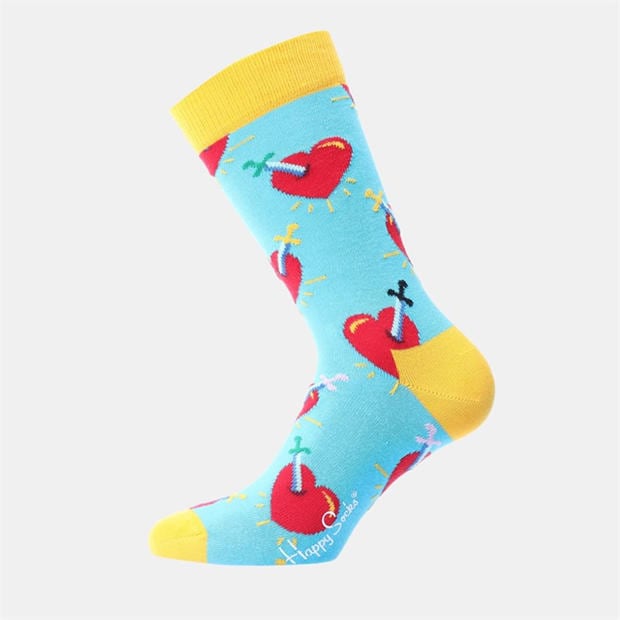 Turquoise - Happy Socks - Broken Heart Socks