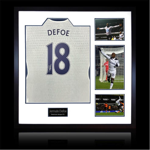 The Fan Cave - Jermain Defoe Signed Tottenham Hotspur Shirt Elite