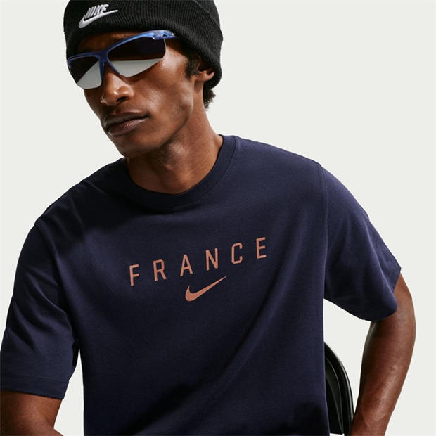Navy/Gold - Nike - Men's France Short Sleeve T-Shirt