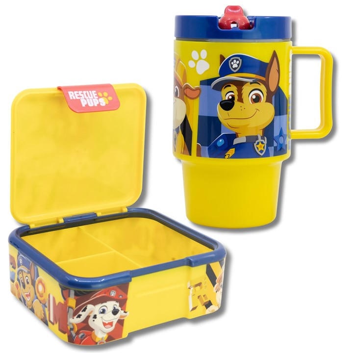 Paw Patrol  Kids Yellow Packed Lunch Set, Sports Direct