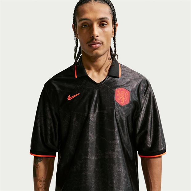 Black/Red - Nike - Men's Netherlands Short Sleeve T-Shirt