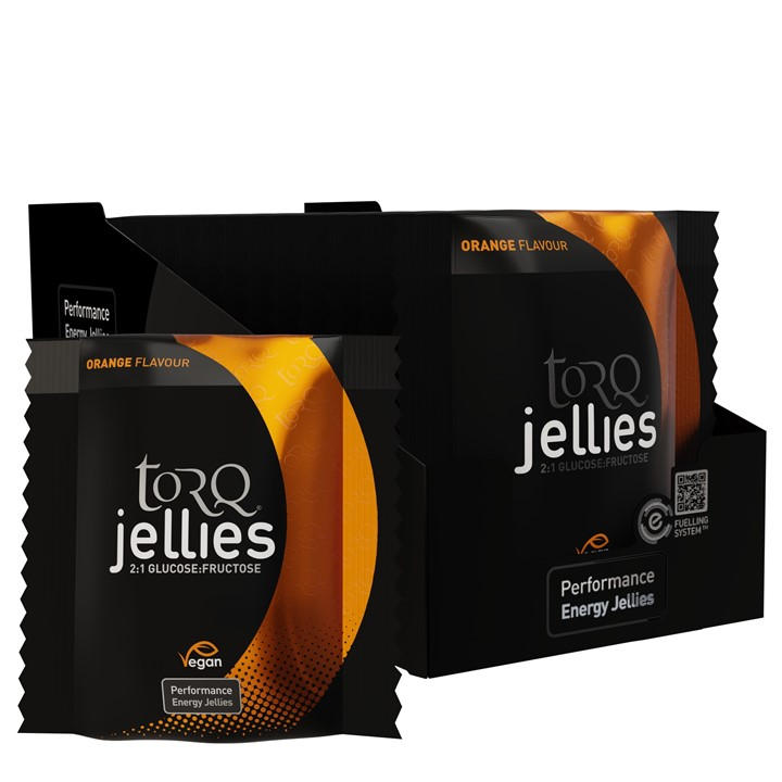 Torq Orange Energy Jellies (Box Of 15) - Size 15 X 6 Jel