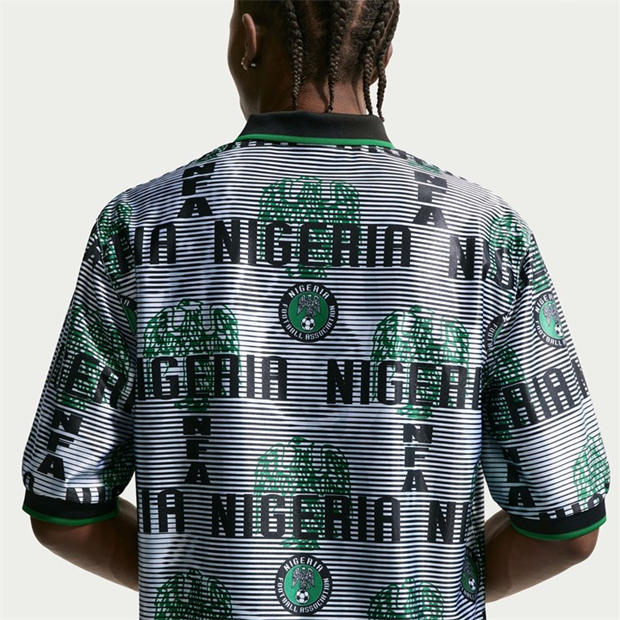 White/Black - Nike - Men's Nigeria Short Sleeve T-Shirt