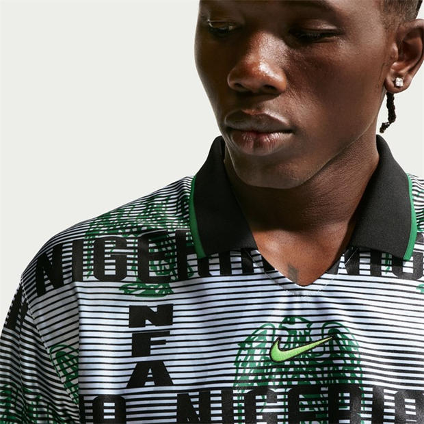 White/Black - Nike - Men's Nigeria Short Sleeve T-Shirt