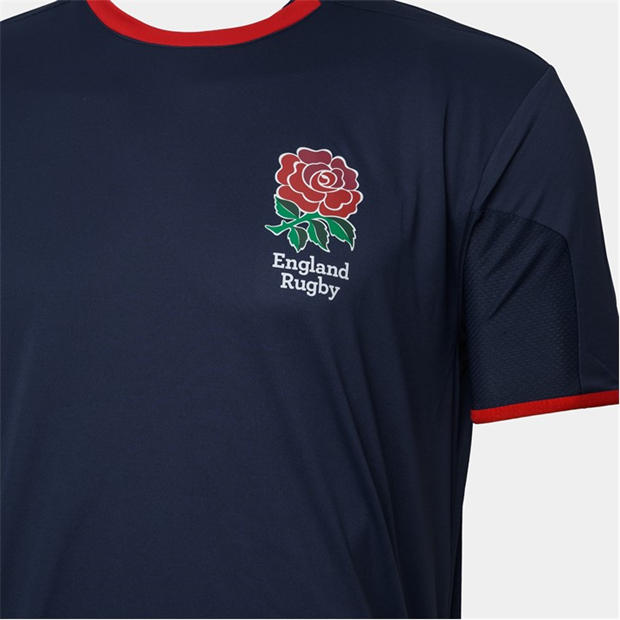Морска синьо - RFU - England Poly T Shirt Adults
