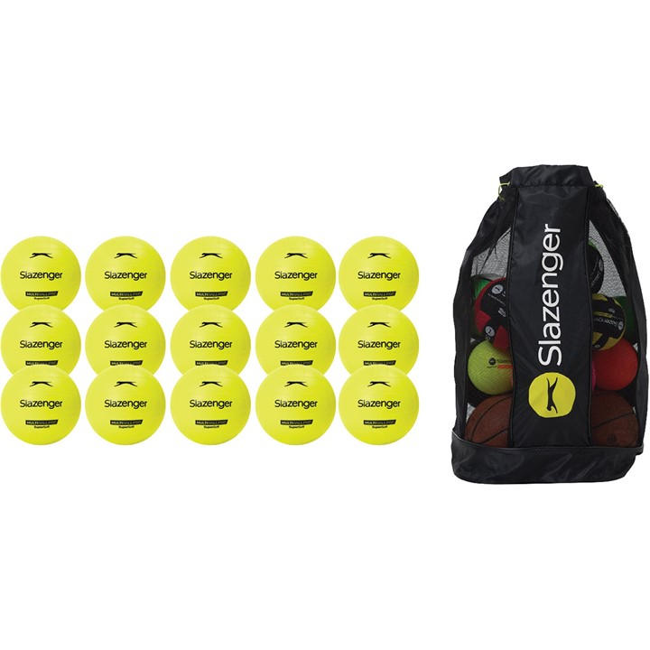 Slazenger   15Cm Balls - Pack Of 15, Sports Direct