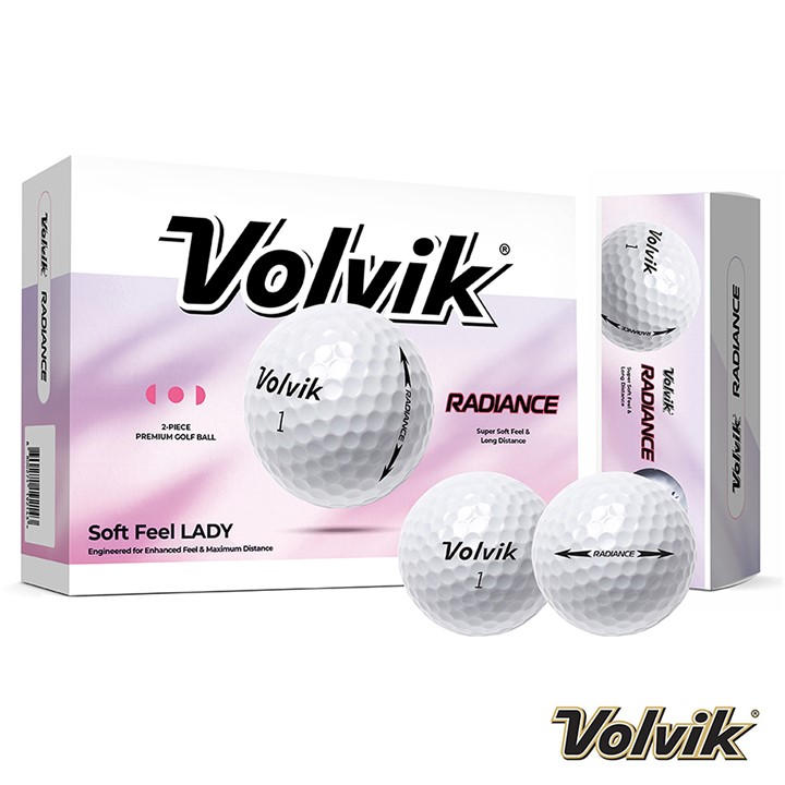 Volvik  White Radiance Golf Balls, Sports Direct