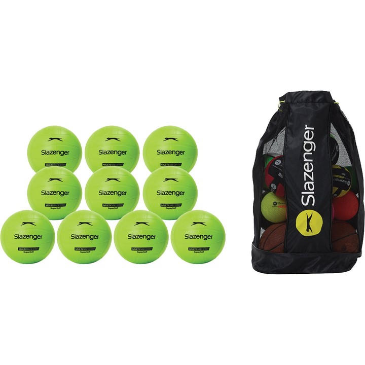 Slazenger   21Cm Balls - Pack Of 10, Sports Direct