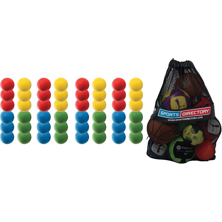 Sports Directory   7Cm Foam Balls - Pack Of 48, Sports Direct