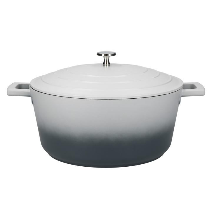 Masterclass Grey Large 5 Litre Casserole Dish With Lid - Ombre - Aluminium - Casserole Dish - Image 7