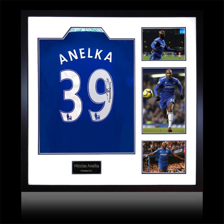 Chelsea    Nicolas Anelka Signed  Shirt Elite Frame, Football by The Fan Cave in Size 820mm x 82, Sports Direct