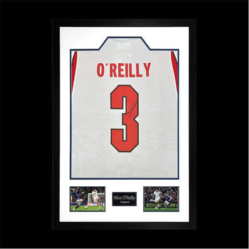 The Fan Cave - Nico OReilly Signed England Premium Frame