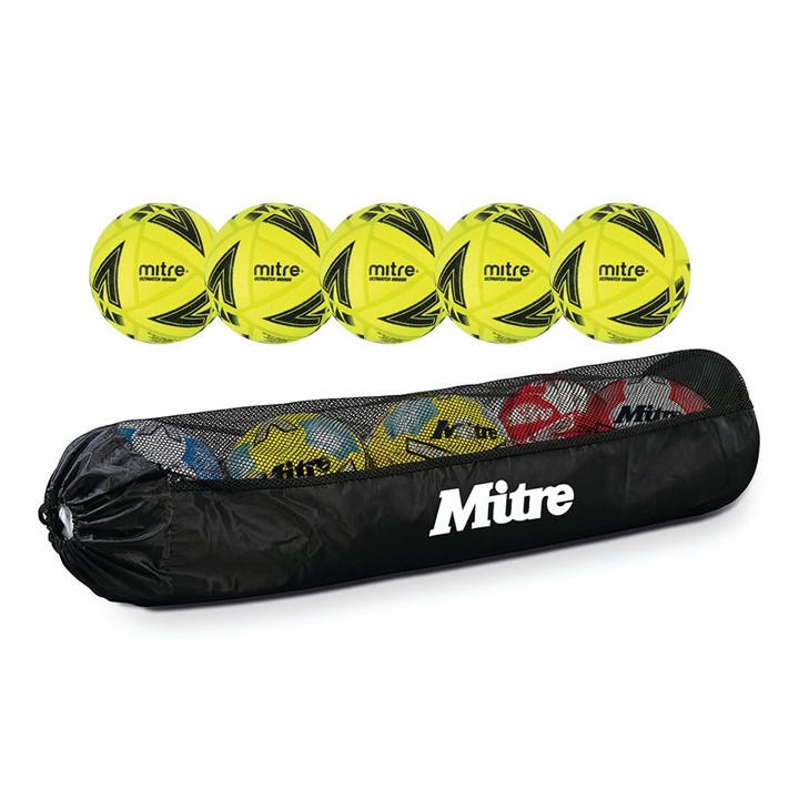 Mitre   Ultimatch Indoor Footballs - Pack Of 5, Sports Direct