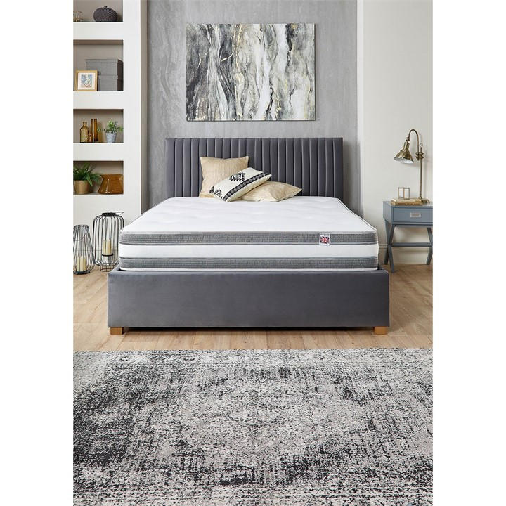 Aspire  White Duo Breathe Airflow Pocket+ Mattress in Size King, Sports Direct