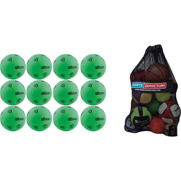 Sports Directory   Plastic Footballs - Pack Of 12 in Size Size 3, Sports Direct