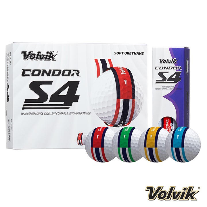 Volvik   Condor S4 Tour Golf Balls, Sports Direct