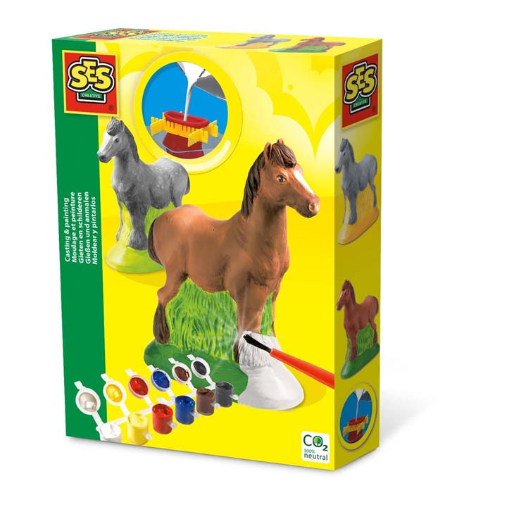 Ses Creative Unisex Kids Multi Casting And Painting - Horse