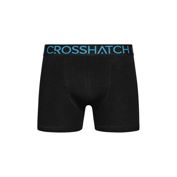 черно синьо - Crosshatch - 3 Pack of Knightling Boxers