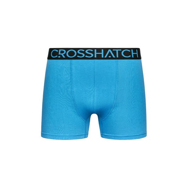 черно синьо - Crosshatch - 3 Pack of Knightling Boxers